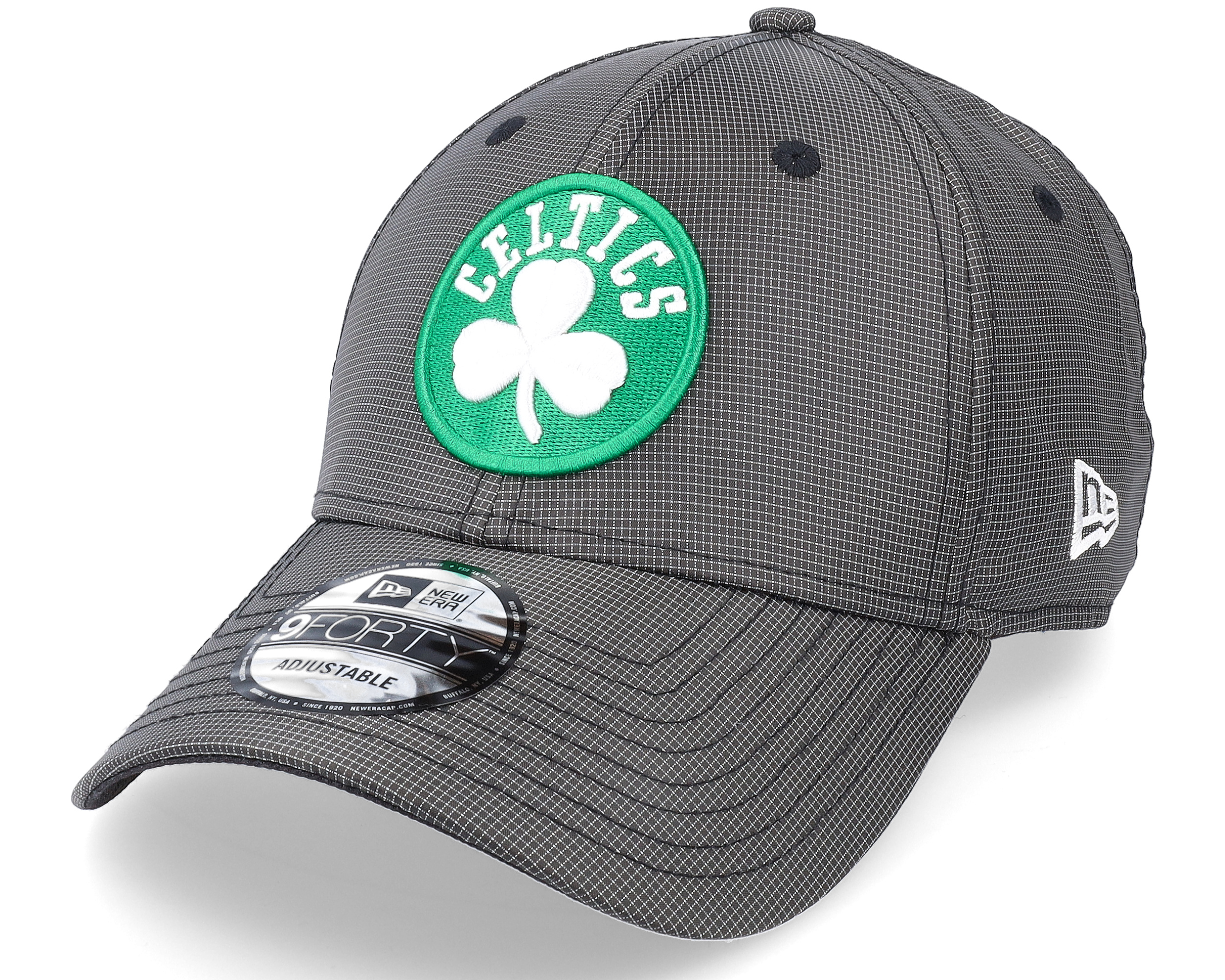 Boston Celtics Team Ripstop 9Forty Grey Adjustable New Era