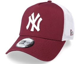 New York Yankees League Essential 9Forty A-Frame Maroon/White Trucker - New Era