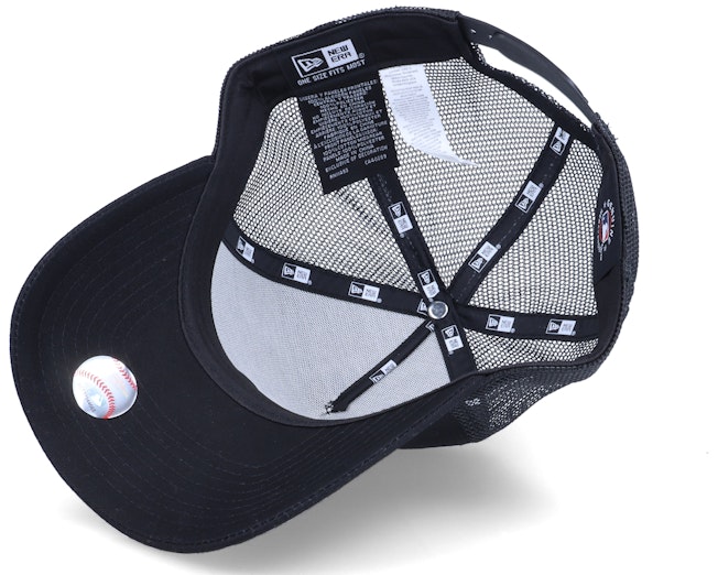 Los Angeles Dodgers Bob Team Logo 9forty A Frame Black Trucker New Era Caps Hatstoreworld Com