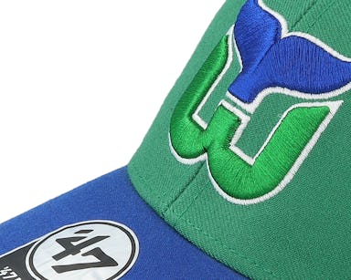 Hartford Whalers 47 Brand Green Clean Up Adjustable Hat