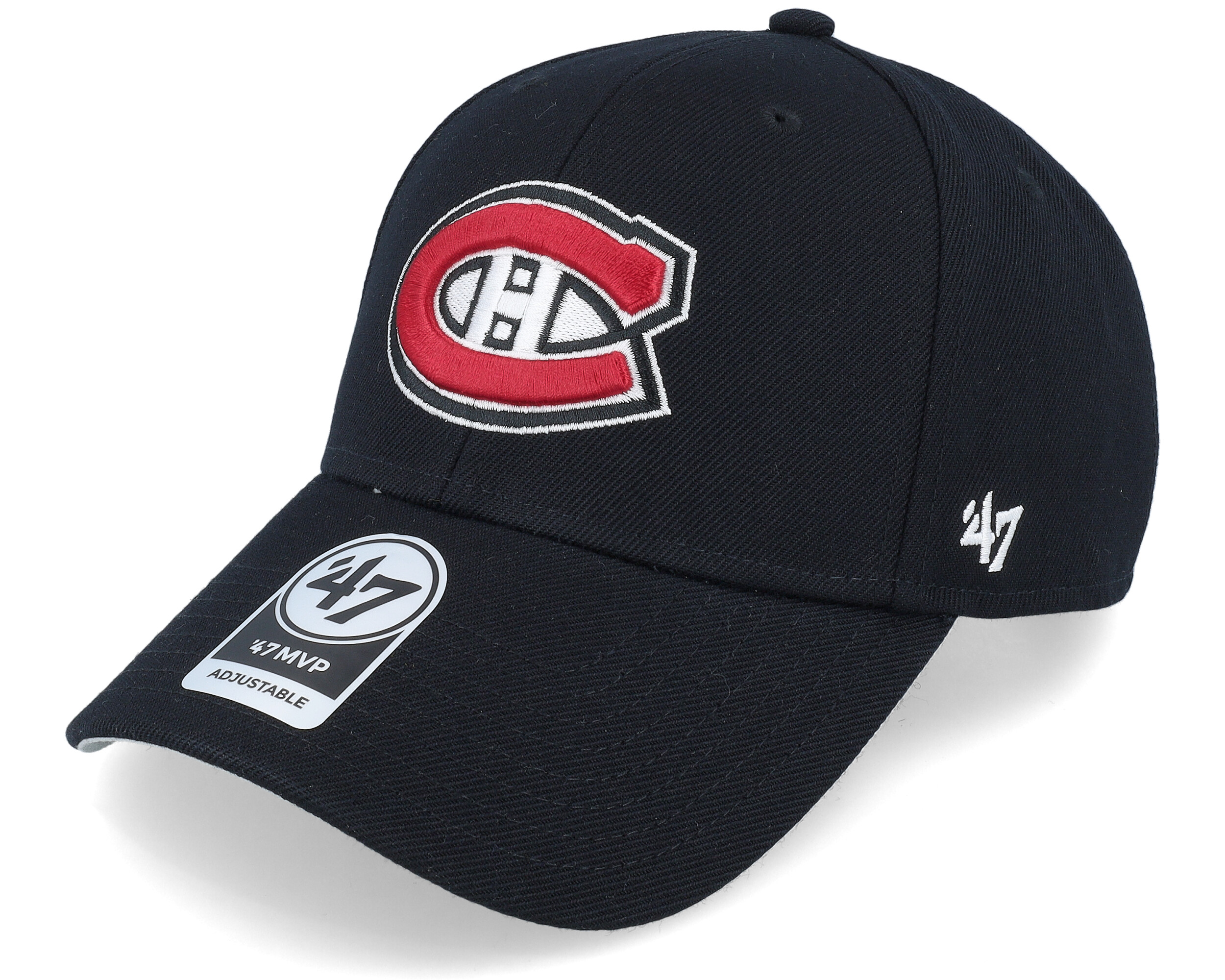 Montreal Canadiens Mvp Black/Red Adjustable - 47 Brand