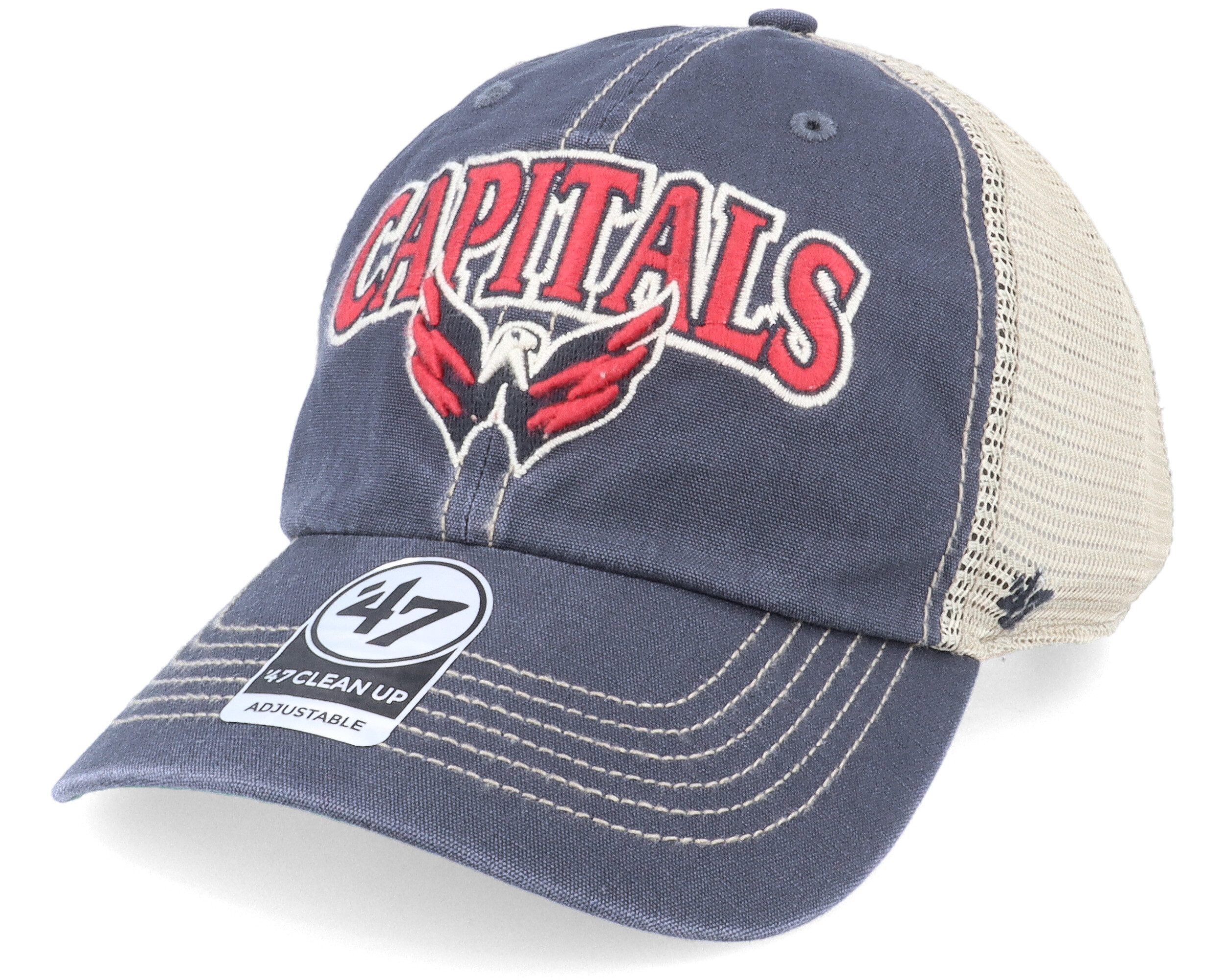 Men's Boston Red Sox '47 Navy Vintage Clean Up Logo Adjustable Hat