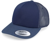 Foam Blank Flat Navy Trucker