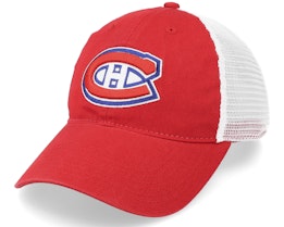 Montreal Canadiens Core Unstructured Mesh Red/White Trucker - Fanatics