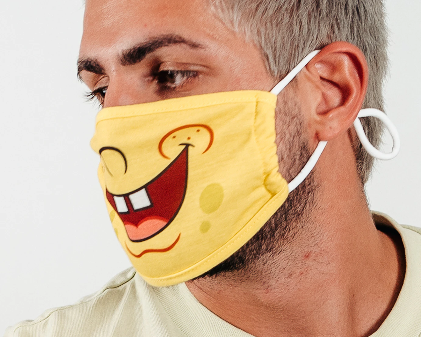 1-Pack Spongebob Squarepants Face Mask | Hatstoreworld.com