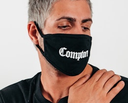 1-Pack Compton Black Face Mask - Headzone