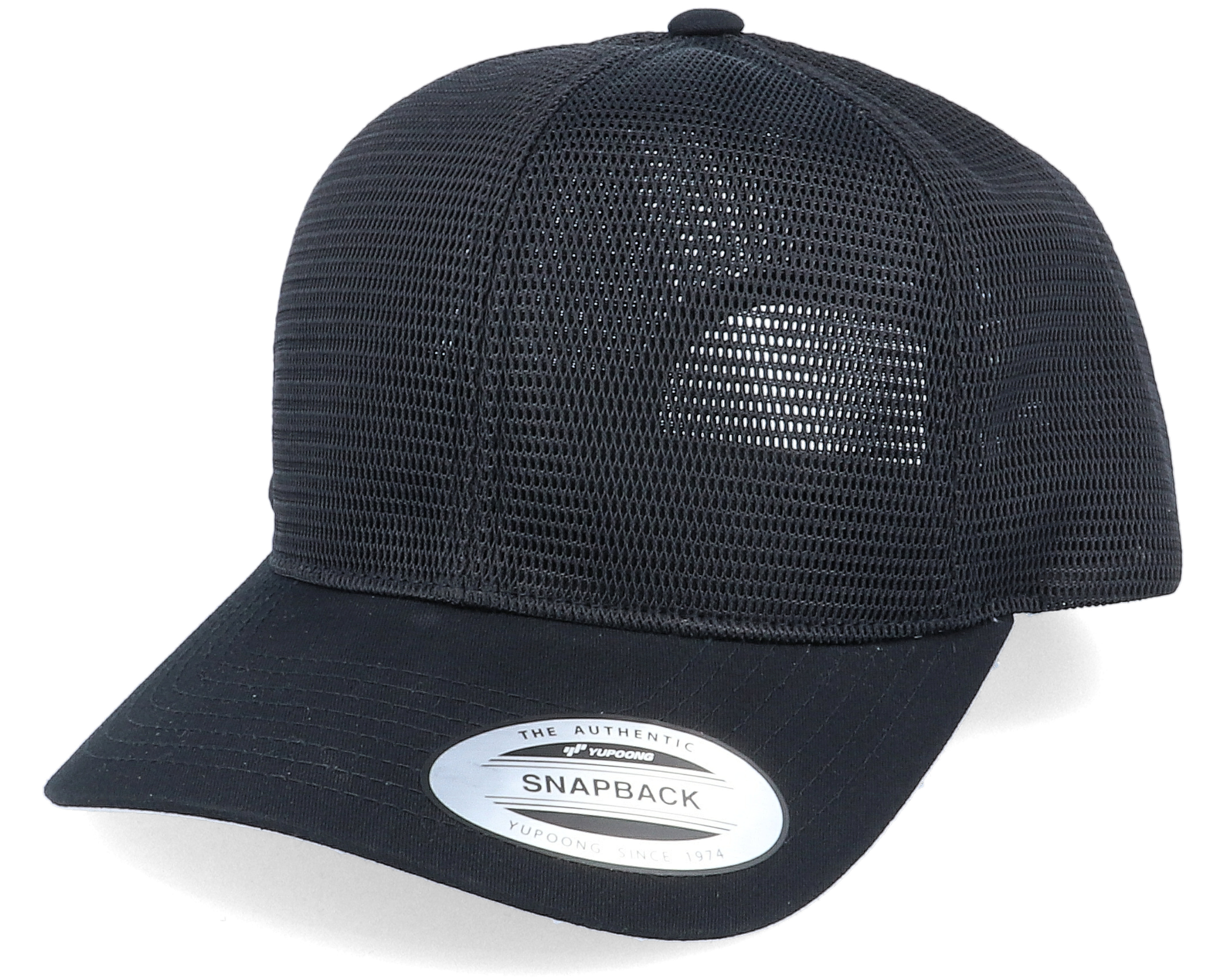 Black/Black Snapback - Yupoong