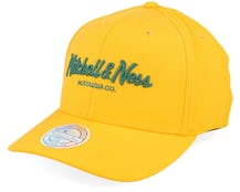 Hatstore Exclusive x Hatstore Exclusive Own Brand Pinscript Yellow/Green 110 Adjustable - Mitchell & Ness