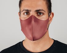 1-Pack Maroon Face Mask - Zeri