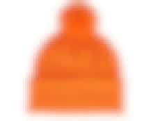 Orange Pom Blank Beanie - Beechfield