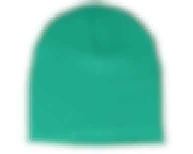 Knitted Kelly Green Traditional Beanie - Beanie Basic