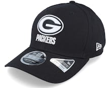 Hatstore Exclusive x Green Bay Packers Essential 9Fifty Stretch Black Adjustable - New Era