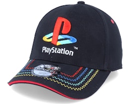 Playstation Retro Logo Black Adjustable - Difuzed