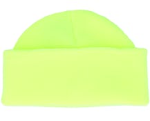Fluorescent Yellow Short Beanie - Beanie Basic