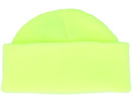 Fluorescent Yellow Short Beanie - Beanie Basic