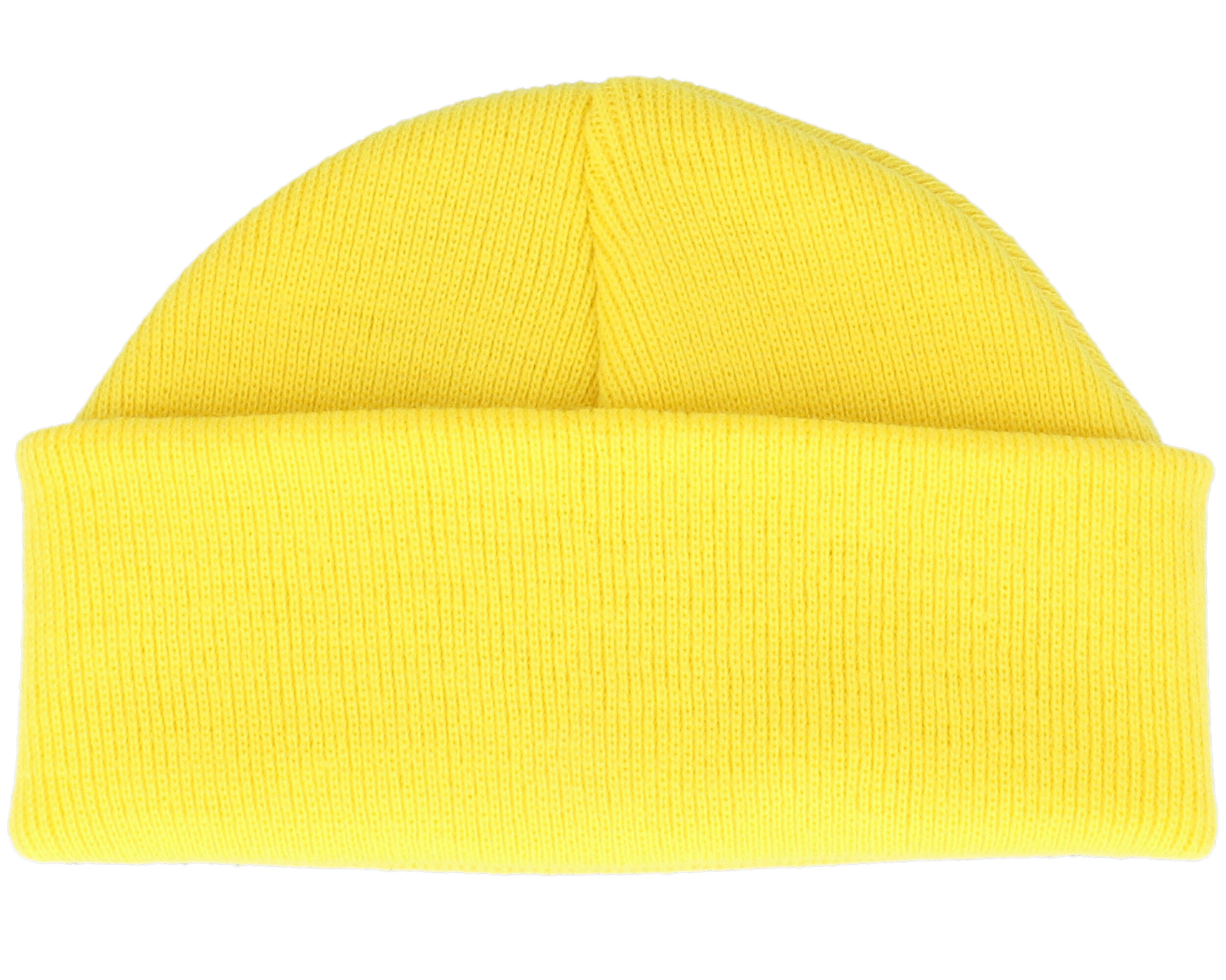 Yellow Short Beanie - huer Hatstore.dk