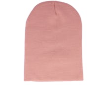Dusky Pink Long Blank Beanie - Beechfield