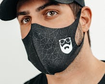 Logo Face Mask - Bearded Man