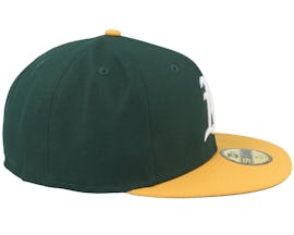 Oakland Athletics Authentic On-Field 59Fifty Green/Yellow Fitted - New Era