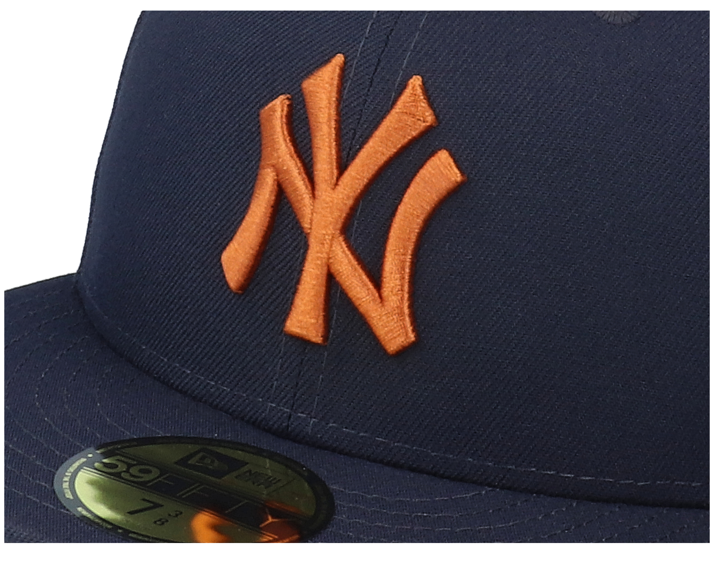 New York Yankees League Essential 59Fifty Navy/Brown Fitted