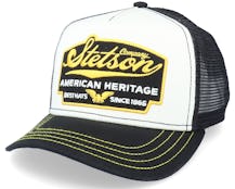 Kids American Heritage White/Black Trucker - Stetson