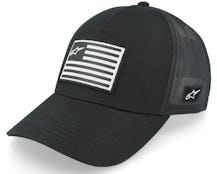 Flag Hat Black/Black Trucker - Alpinestars