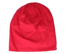 Classic Red Hemsedal Cotton Slouch Beanie - Beechfield