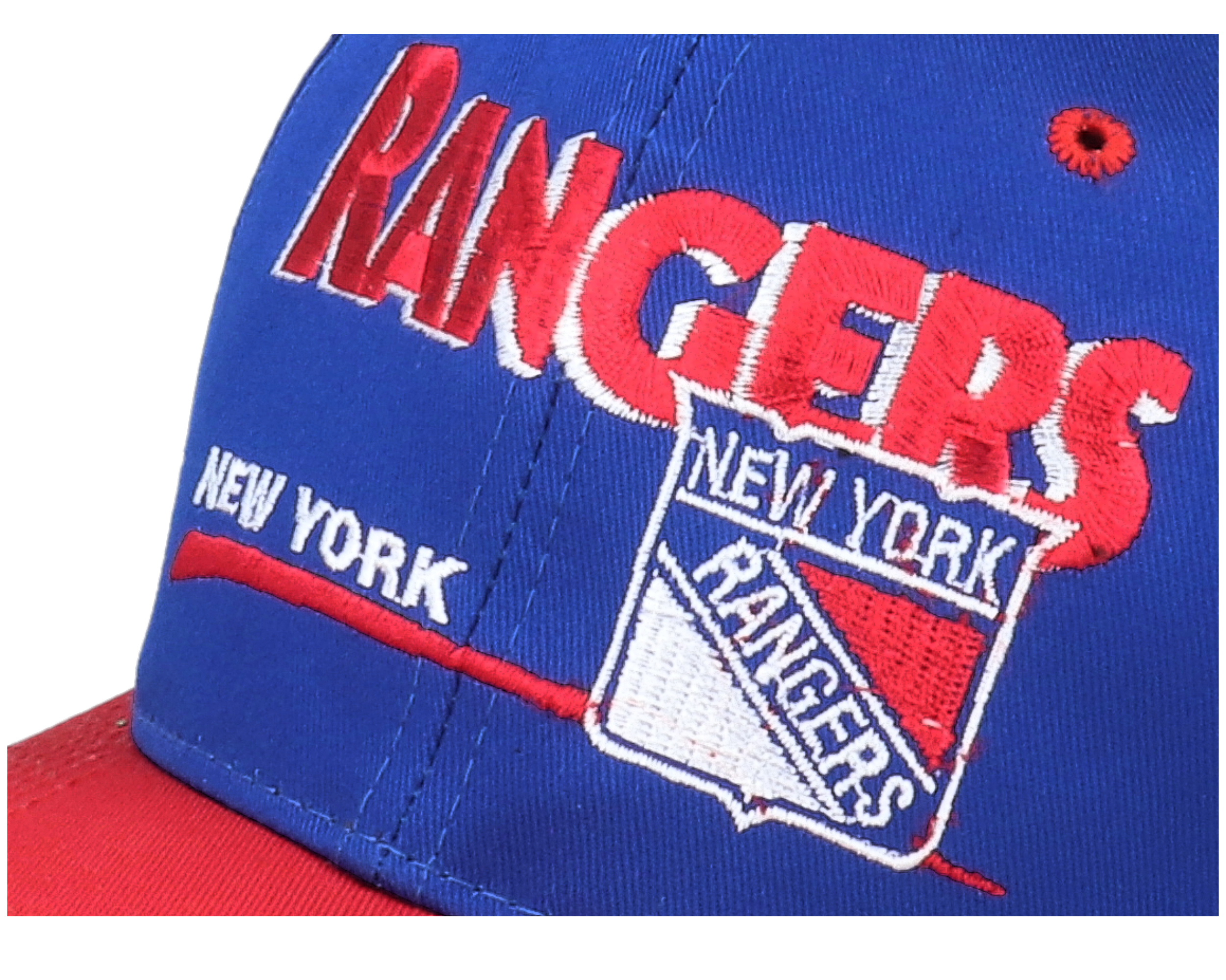 New York Rangers Classic NHL Vintage Blue/Red Snapback Twins