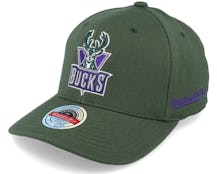 Milwaukee Bucks Dropback Solid Dark Green Adjustable - Mitchell & Ness