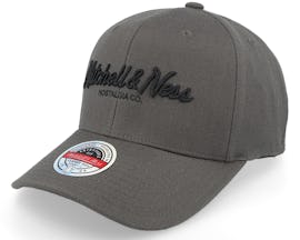 Branded Pinscript Charcoal Grey Adjustable - Mitchell & Ness