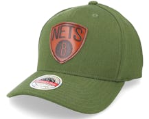Brooklyn Nets Pack Olive Adjustable - Mitchell & Ness