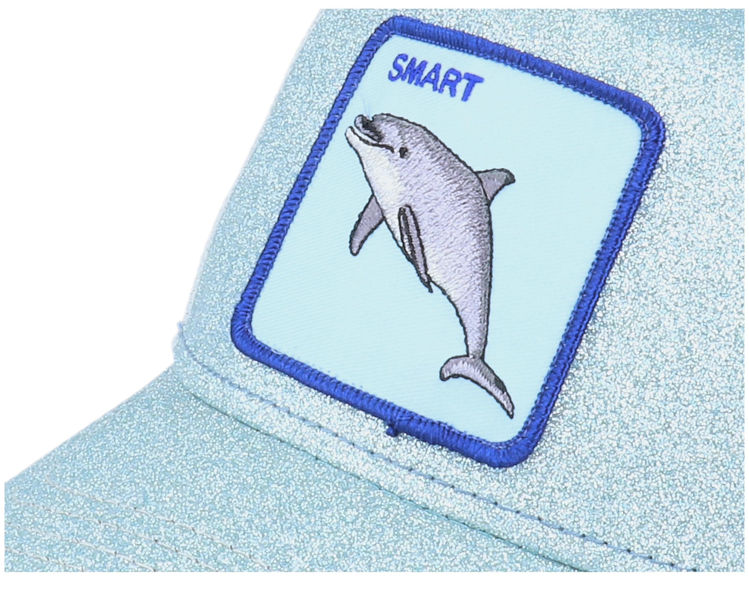 Flippy Floppy Glitter Light Blue/Grey Trucker