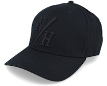 Batter Curved Brim Cap Black/Black Adjustable - Northern Hooligans