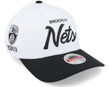 Hatstore Exclusive x Brooklyn Nets Script & Patch Adjustable - Mitchell & Ness