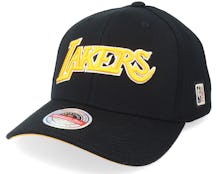 Los Angeles Lakers Hwc Logo Black Adjustable - Mitchell & Ness