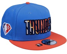 Oklahoma City Thunder NBA21 Draft Em 9FIFTY Blue Snapback - New Era