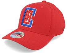 Los Angeles Clippers Team Ground Stretch Red Adjustable - Mitchell & Ness