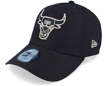 Hatstore Exclusive x Chicago Bulls 9FORTY Ef Cotton Chibul Black Adjustable - New Era
