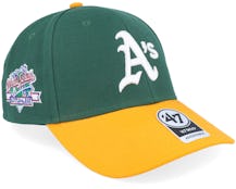 Oakland Athletics Sure Shot Mvp Dark Green/Yellow Adjustable - 47 Brand