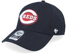 Cincinnati Reds  Mvp Black Adjustable - 47 Brand