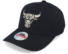 Chicago Bulls High Crown Black Adjustable - Mitchell & Ness