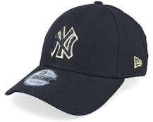 New York Yankees Metallic Pop 9FORTY Black Adjustable - New Era