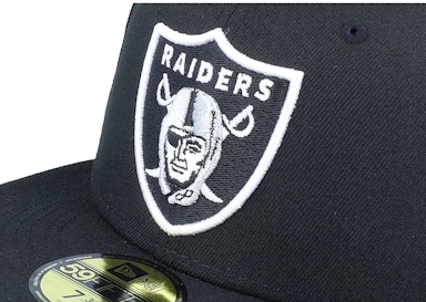Las Vegas Raiders Nfl Patch Up 59fifty Black Fitted