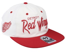 Detroit Red Wings Crosstown Captain White Snapback - 47 Brand