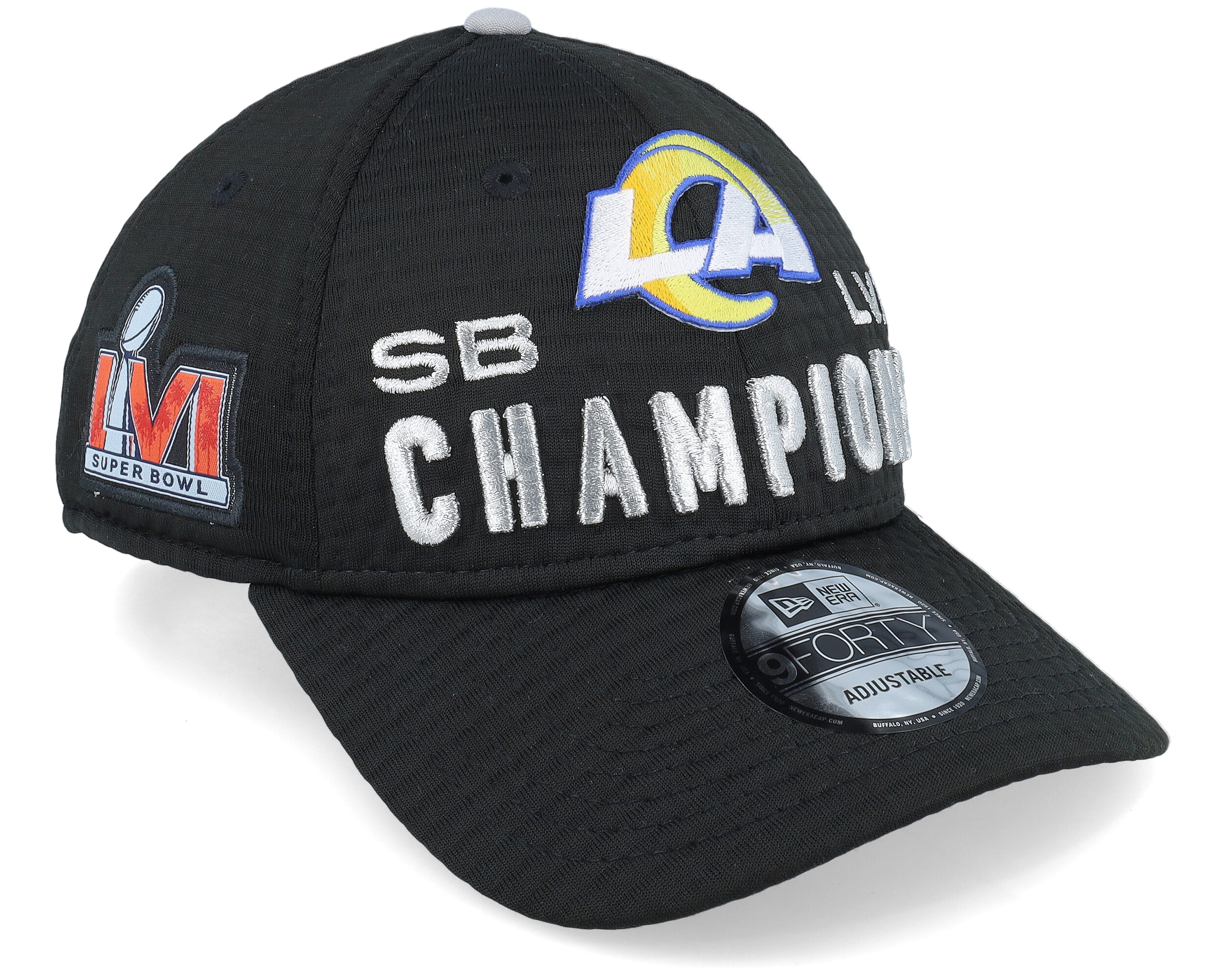 NWT Los Angeles Rams Super Bowl Champions Official New Era 9Forty  Adjustable Hat