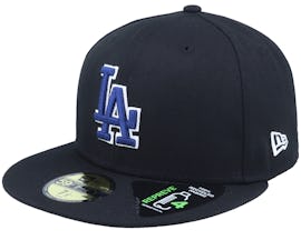 Los Angeles Dodgers Repreve 59FIFTY Black Fitted - New Era