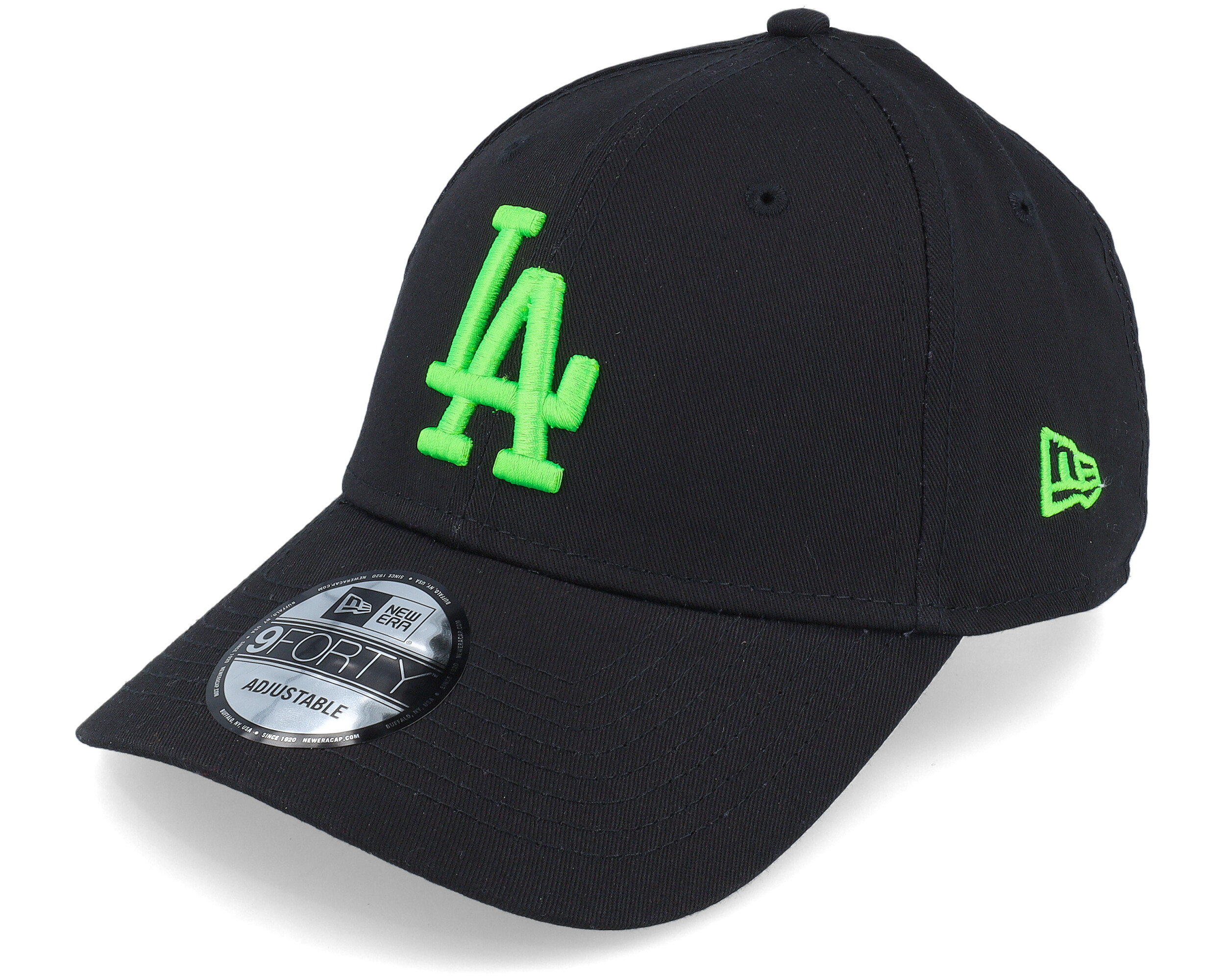 KTZ Neon Los Angeles Dodgers Baseball Hat in Green for Men