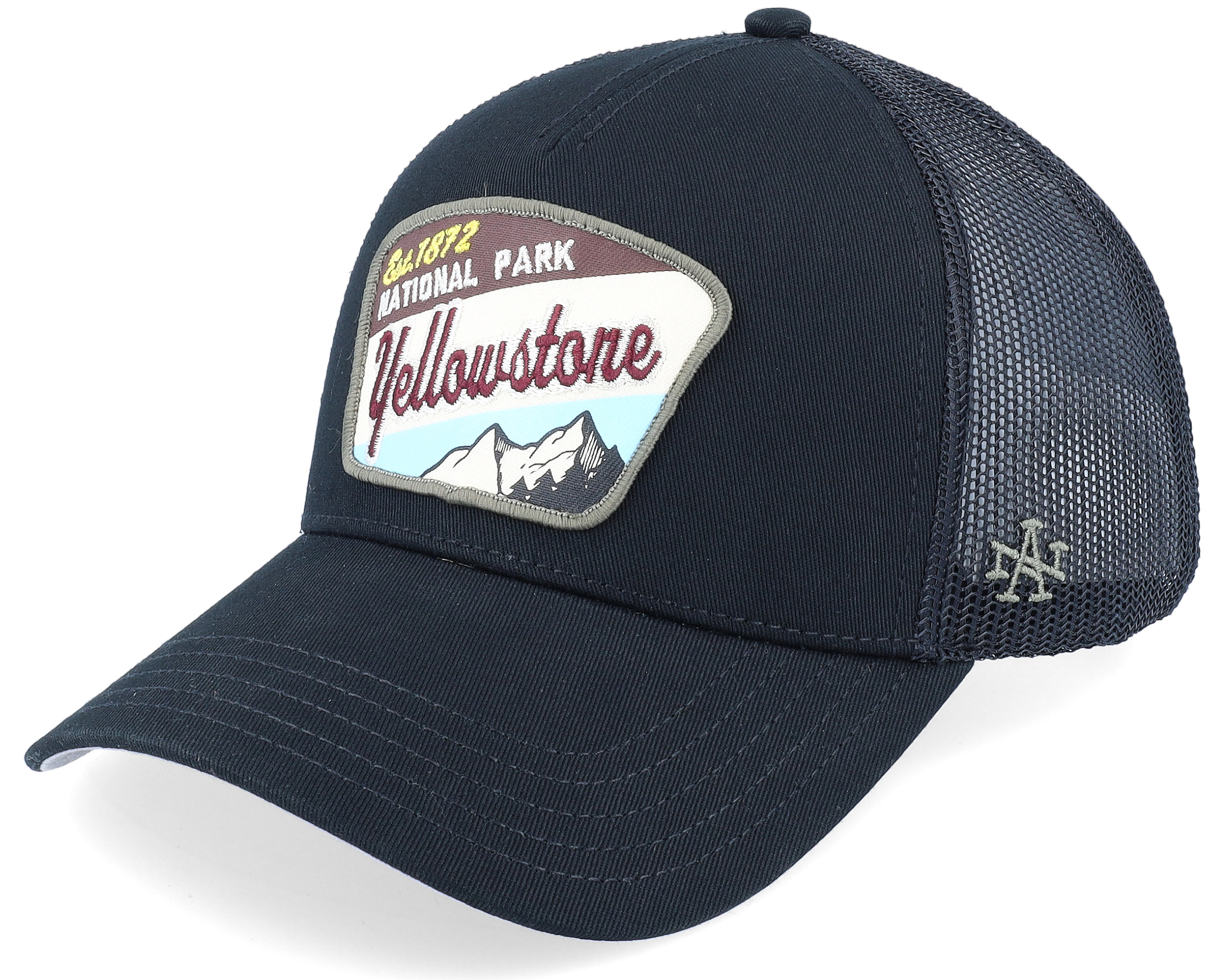 Las Vegas Twill Valin Patch Black Trucker - American Needle cap