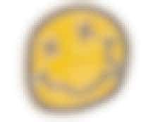 Smiley Face Yellow Metal Enamel Pin - Cap Pins