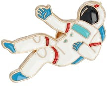 Astronaut White Metal Enamel Pin - Cap Pins